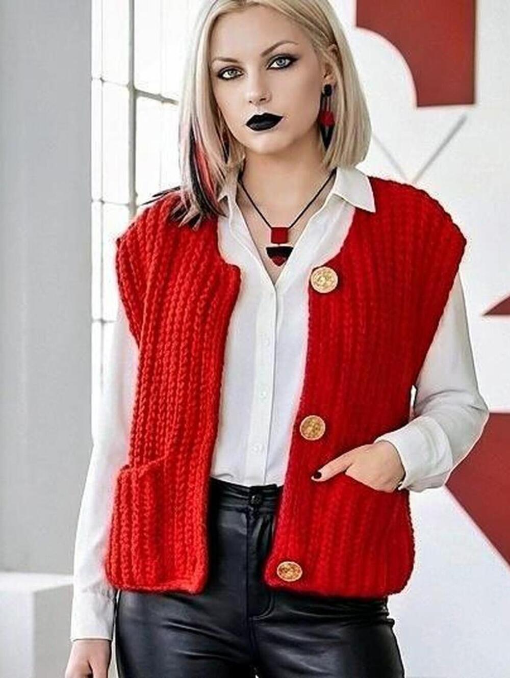 Women's Red Jumper